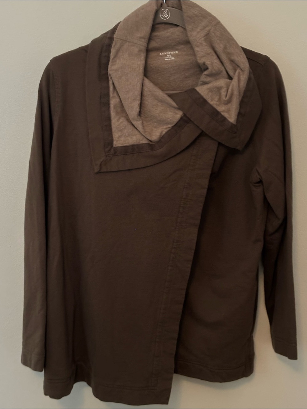 Lands' End Stylish Sweatshirt Jacket